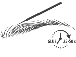 Kleber auftragen