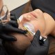 Das Lash Lift Kit wird angewendet